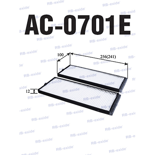 Ac-0701e 97617-1c001 (фильтр салонный) - Rb-exide AC0701E