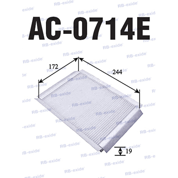 Ac-0714e 97133-1h000 (фильтр салонный) - Rb-exide AC0714E