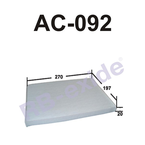 Ac-092 95861-64j00 (фильтр салонный) - Rb-exide AC092
