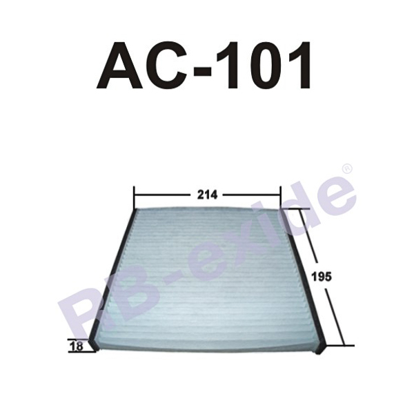 Ac-101c 88568-52010 (фильтр салонный) (40 шт) - Rb-exide AC101C