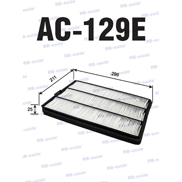 Ac-129e 79370-s1a-505 (фильтр салонный) - Rb-exide AC129E