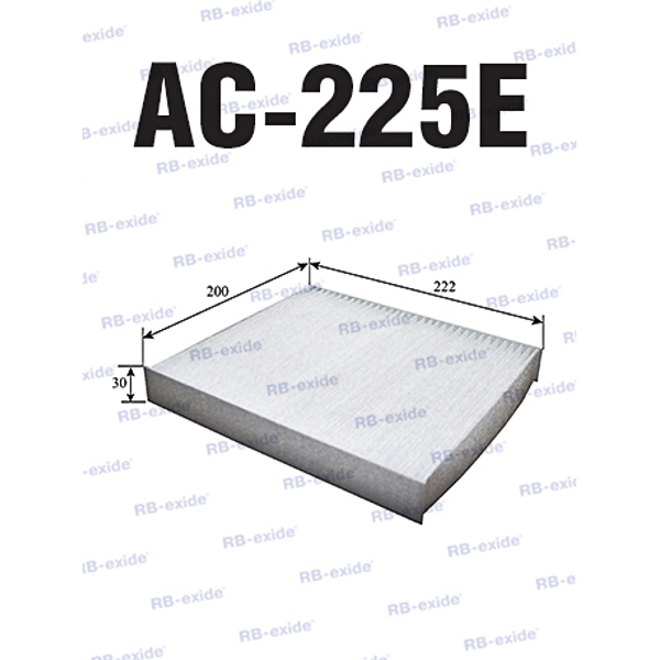 Ac-225e 27891-bm400 (фильтр салонный) - Rb-exide AC225E