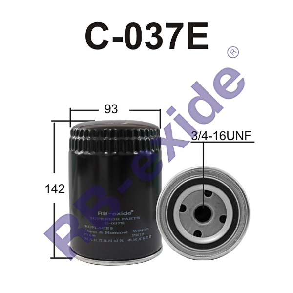 C-037e 1213439 (фильтр масляный) - Rb-exide C037E