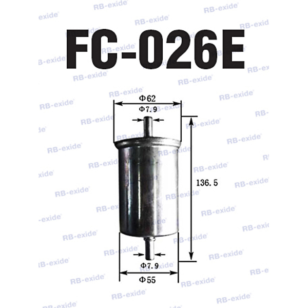 Fc-026e wk612 (фильтр топливный) - Rb-exide FC026E