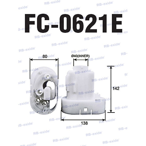 Fc-0621e 31911-2e000 (50 шт.) (фильтр топливный) - Rb-exide FC0621E