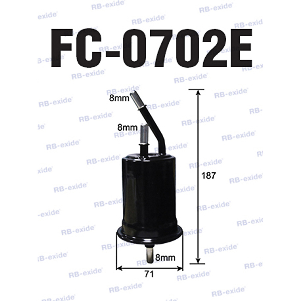 Fc-0702e ok32a-20-490 (фильтр топливный) - Rb-exide FC0702E