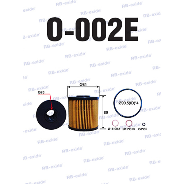 O-002E HU921X (масляная вставка)
