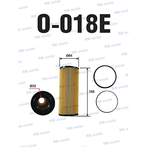 O-018e hu722z (масляная вставка) - Rb-exide O018E