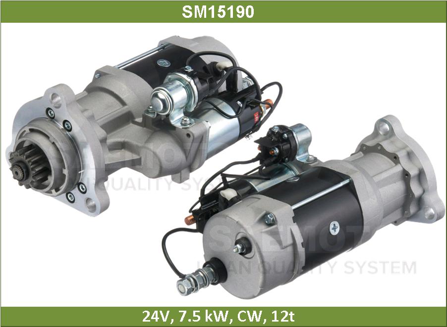 Стартер - SAEMOTO SM15190