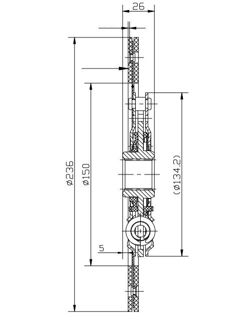 Диск сцепления toyota 2,3l# 95-01 - SAT STXL135C