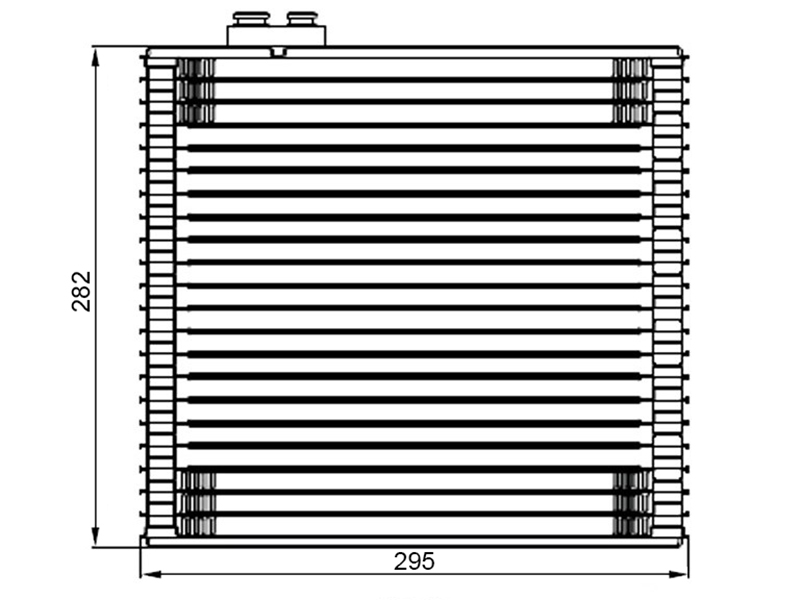 Испаритель кондиционера toyota land cruiser 100 98-07 LHD - SAT ST8850160190