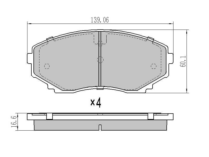 Колодки тормозные FR mazda cx7/9 06-13 MPV 06- - SAT STLCY23323Z