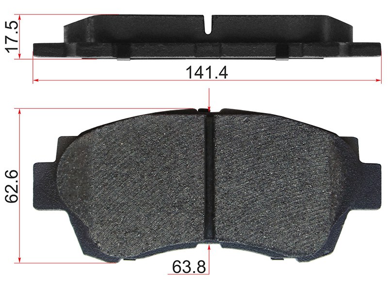 Колодки тормозные FR toyota mark2,crown 2.5-3.0 - SAT ST0446530080