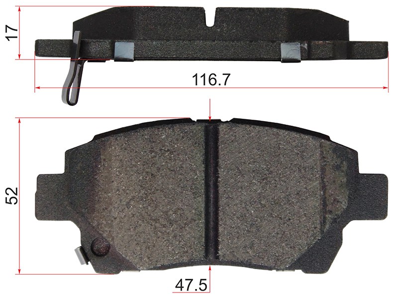 Колодки тормозные FR toyota premio,allion,vista 01- - SAT ST0446532230