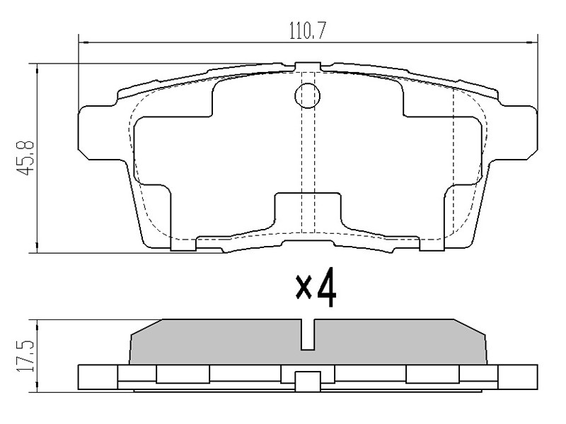 Колодки тормозные RR mazda cx7/9 06-13 MPV 06- - SAT STL2Y62648Z