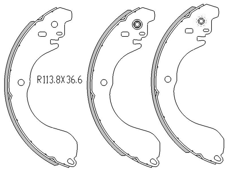 Колодки тормозные зад toyota townace 08-/ nissan tiida latio C11 04-12/cube z11/march K12 02-10/note - SAT ST-AY360-NS096