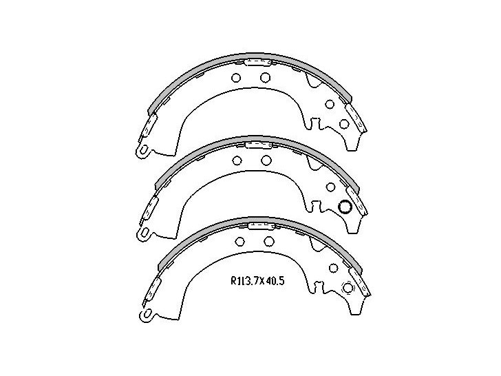 Колодки тормозные зад toyota rav4 sxa1# 96-00 - SAT ST-04495-42030