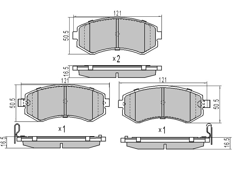 Колодки тормозные зад nissan patrol y61/ перед nissan almera n15/laurel C33 - SAT ST44060VC090