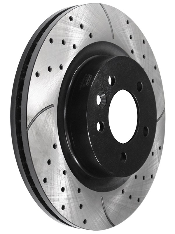 Комплект дисков тормозных передний перфорированные land rover discovery IV 09-/range rover III 05-12 - SAT STSDB000614PF