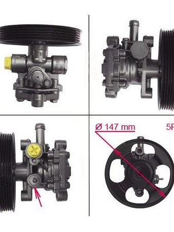 Насос ГУР MMC colt/lancer 1.3-1.6 96-07 - SAT STVP47