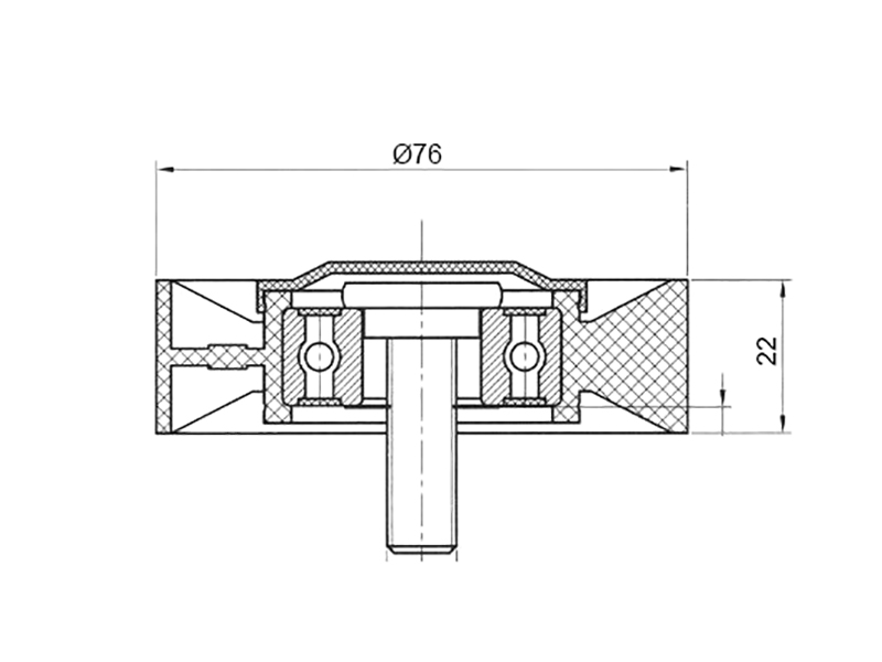 Обводной ролик приводного ремня hyundai terracan 2,9d - SAT ST252864X000