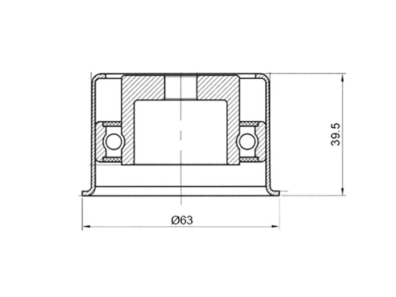 Обводной ролик ремня ГРМ hyundai terracan/kia sorento/mmc l200/pajero 2,5/3,0/3,5 - SAT STMD319022