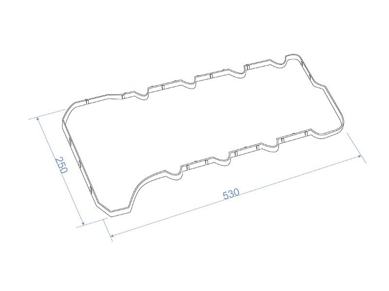Прокладка клапанной крышки lexus lx570 07- 3urfe №2 - SAT K1121438010