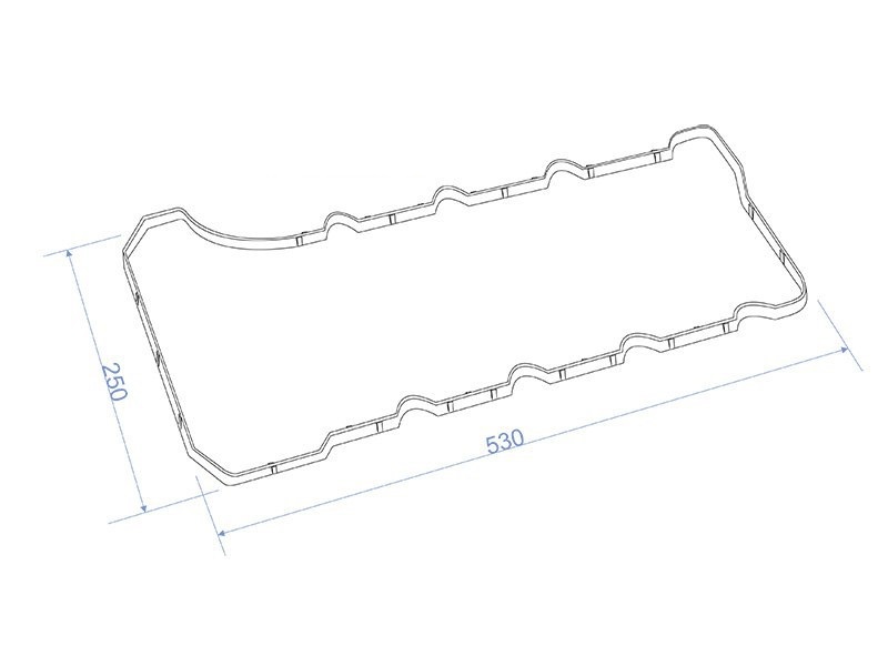Прокладка клапанной крышки lexus lx570 3urfe 07- - SAT K1121338020