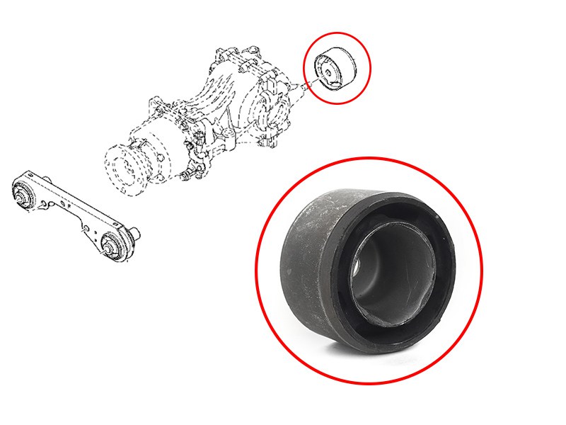 Сайлентблок заднего дифференциала renault duster 10- - SAT ST8200828306