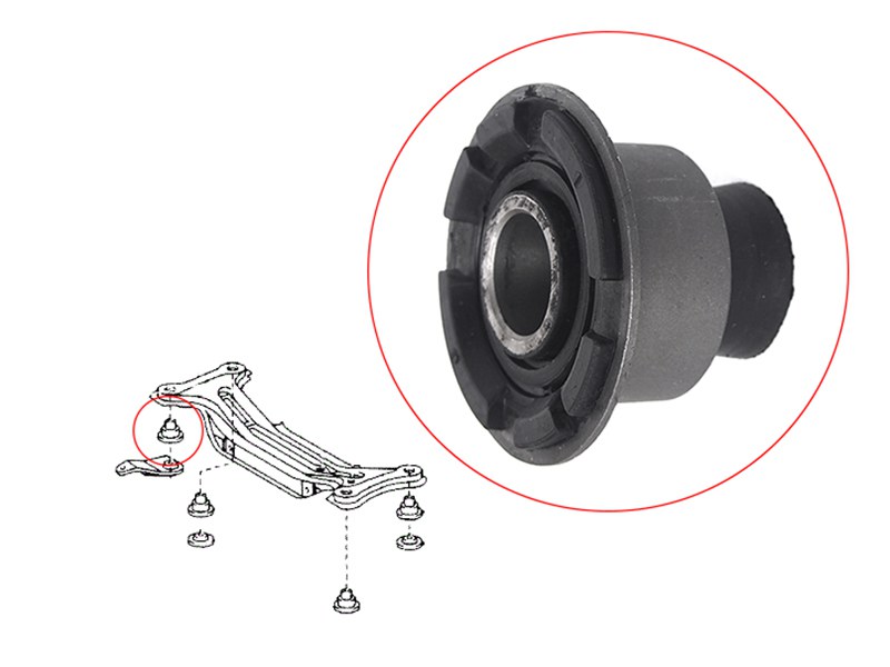 Сайлентблок задней балки toyota camry 01-15/harrier 03-12/highlander/kluger 00-13/windom 01-06/lexus - SAT ST5227133030