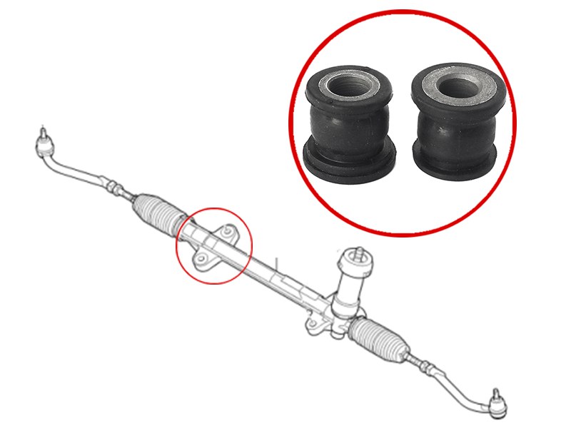 Сайлентблок рулевой рейки (комплект) hyundai I30 07-12/kia ceed 06-12/cerato 08-13 - SAT ST565001H300B