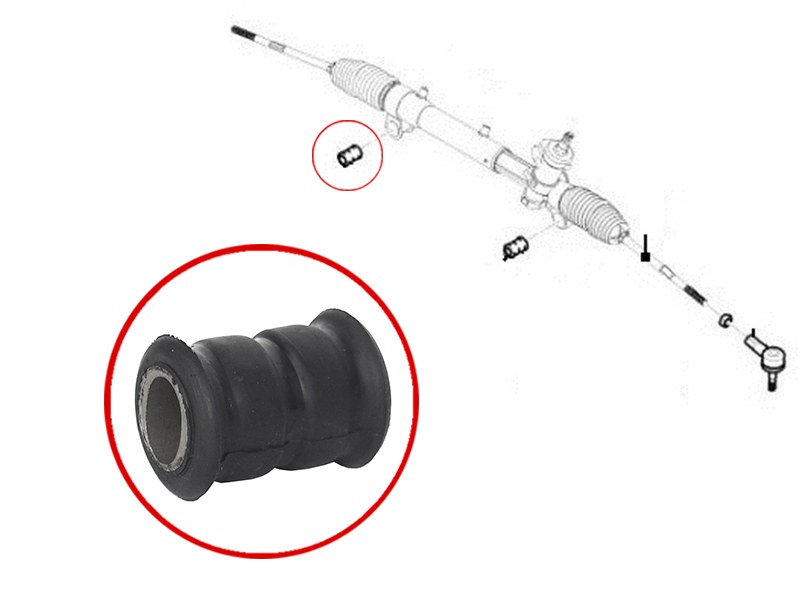Сайлентблок рулевой рейки chevrolet captiva 07-/daewoo winstorm 07-/opel antara 06- - SAT ST93743423B