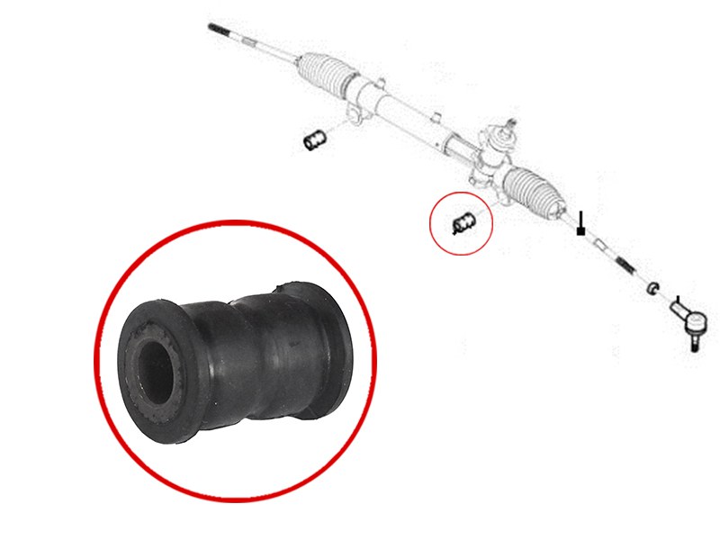 Сайлентблок рулевой рейки chevrolet captiva 07-/daewoo winstorm 07-/opel antara 06- - SAT ST93743424B