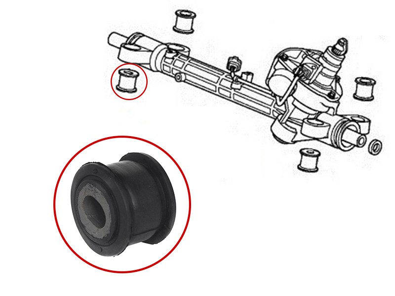 Сайлентблок рулевой рейки honda cr-v 07-12 - SAT ST53685SWCG01B
