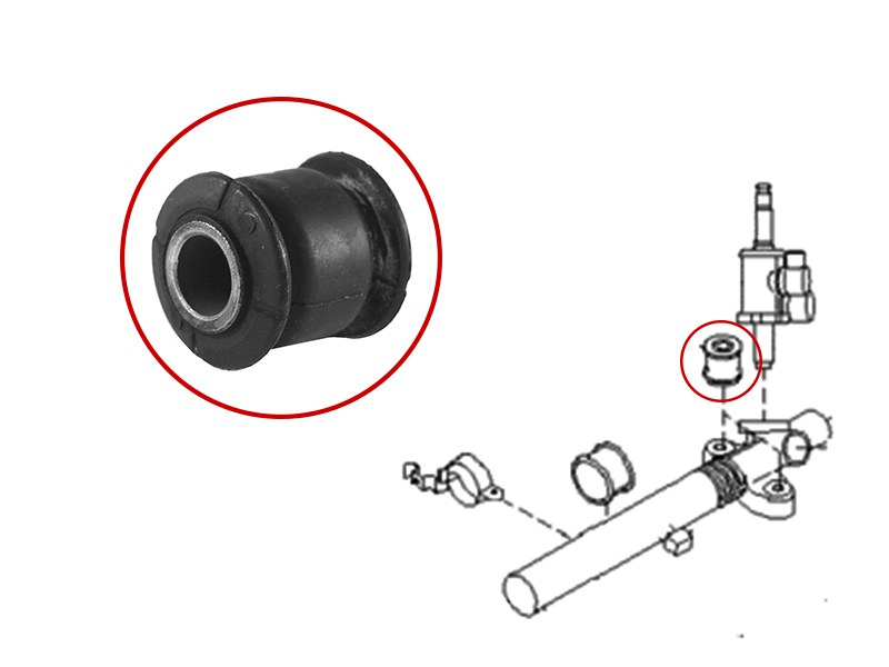 Сайлентблок рулевой рейки subaru forester 01-12/impreza 00-14/legacy 03-09/tribeca 04-14 - SAT ST34112AG00A9E