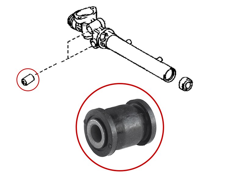 Сайлентблок рулевой рейки toyota aristo 97-04/soarer/lexus SC 430/gs 300/400/430 97-05 - SAT ST4551630050B