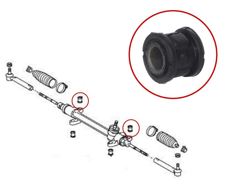 Сайлентблок рулевой рейки toyota axio/altis/fielder 06-12 - SAT ST4551012450B