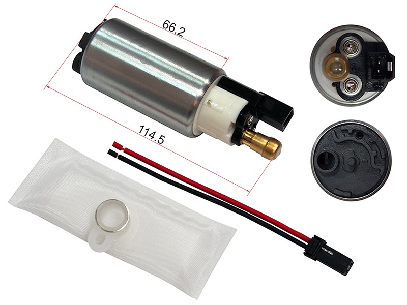 Топливный насос 12v, 3bar, 1,6/1,8/2,0 ford focus/mazda 3/demio 07- - SAT STFP14