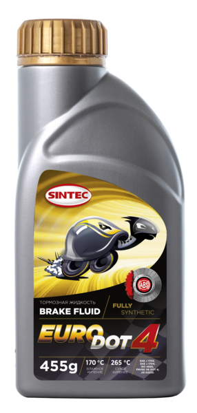 Жидкость тормозная dot-4 0,455 кг sintec - SINTEC 800772