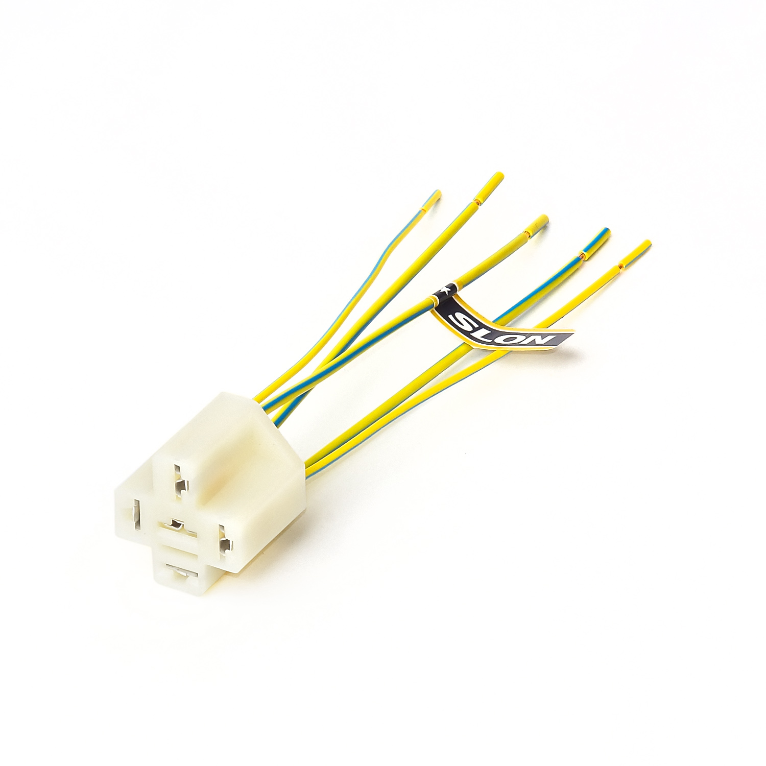 Разъем 5-ти контактного реле с проводами - SLON SLRK3402