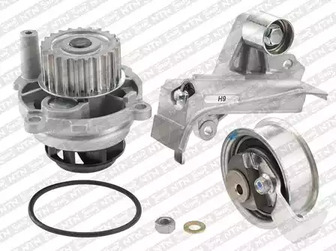KDP457.451_рем.к-кт ГРМ!с помпой Аudi a4/a6 1.8t/2.0 95-08,Seat Exeo 1.8t 08>,Skoda Superb 1.8t 02 - SNR KDP457451