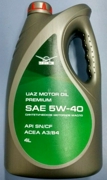 Масло моторное UAZ motor premium OIL 5w-40 4л - UAZ 101004054002