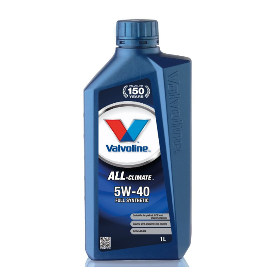 Масло моторное All Climate 5w40, 1л - Valvoline 872282