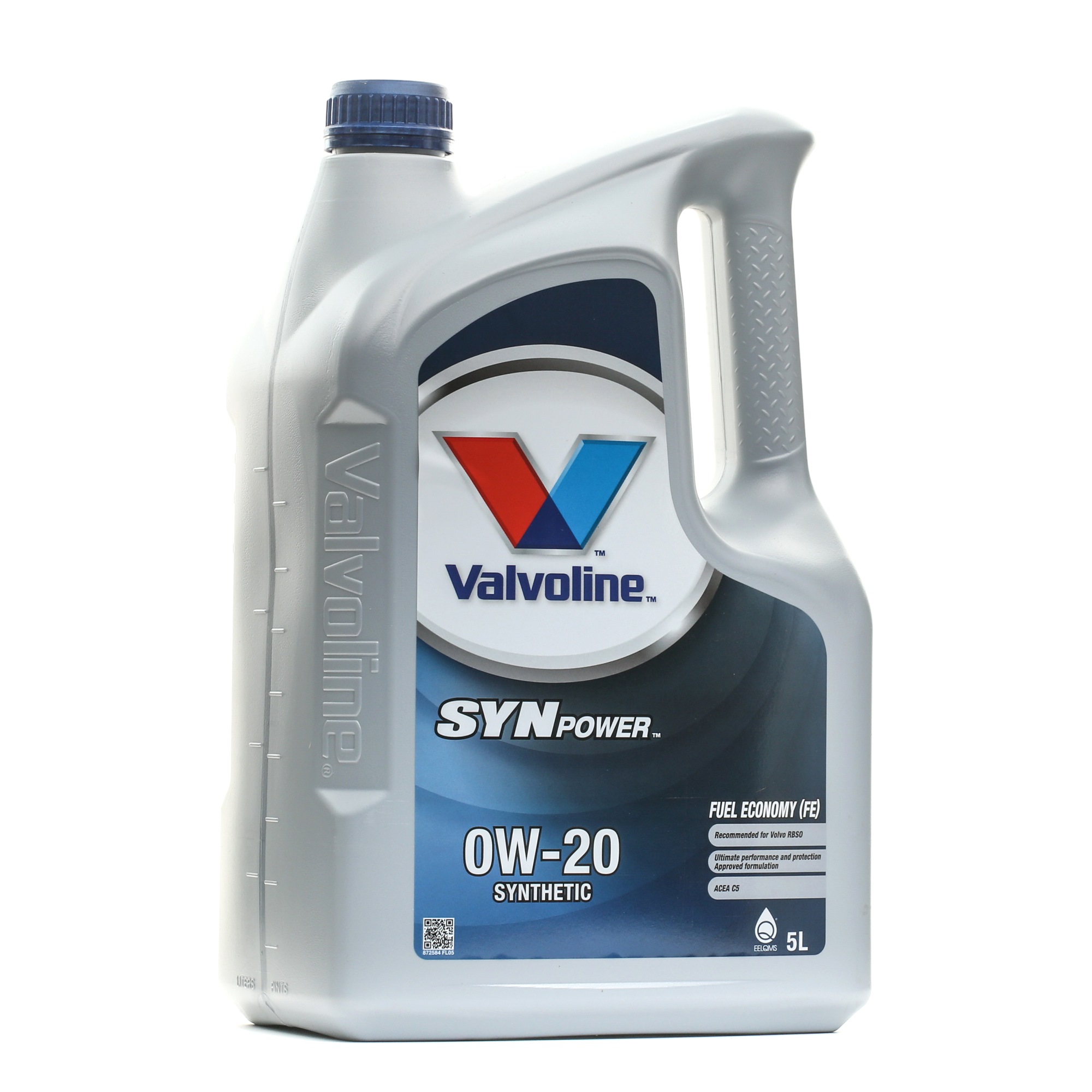 Масло моторное Valvoline synpower FE 0w-20 5л - Valvoline 872584