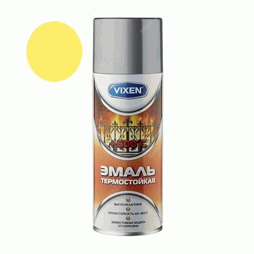 Краска-спрей vx-53007 эмаль термост. золото аэроз 520мл (12шт/уп) - VIXEN VX53007