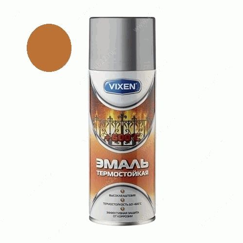 Краска-спрей vx-53009 эмаль термост. медь аэроз 520мл (12шт/уп) - VIXEN VX53009