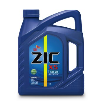 Масло  5w-30 X5 Diesel API SN 4л п/с - ZIC 162671