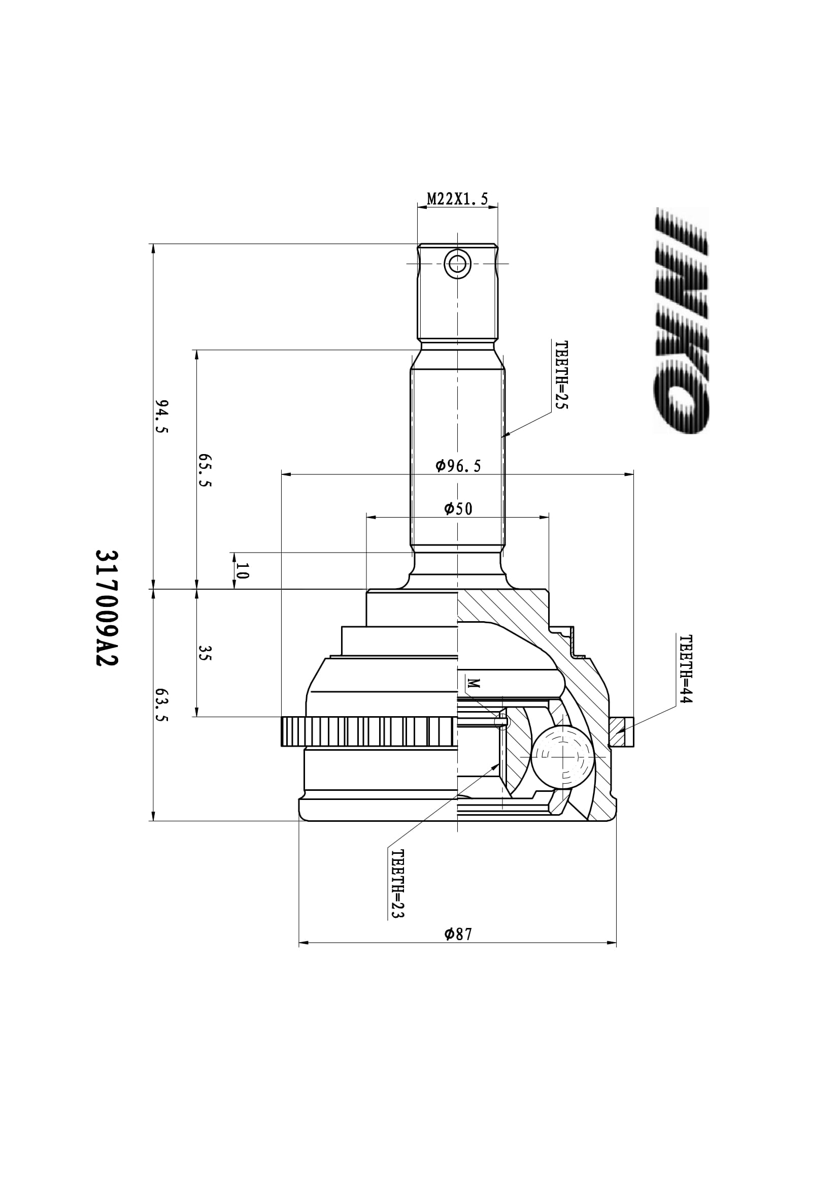шрус наружный forst (abs 44) hyundai accent (тагаз) b-ring арт. авс 44. кольцо абс заднее рено на 44 зуба. Boc1801a. Ap kop097 шрус наруж.