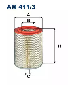 Фильтр воздушный - FILTRON AM411/3