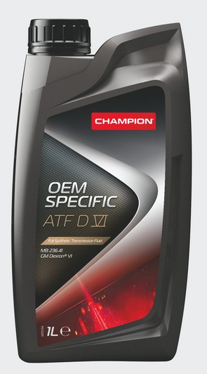 Полусинтетическое масло для автоматических трансмиссий Champ OEM Specific ATF DVI 1л - Champion 8 205 705